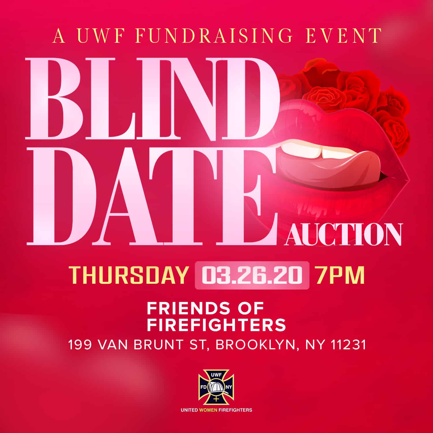 UWF Blind Date Auction flyer design by JessMadeIt